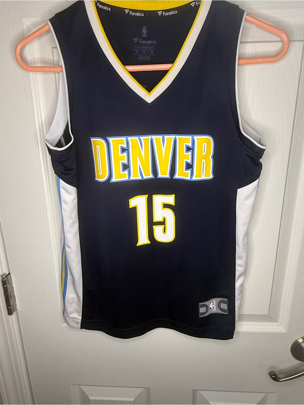 Fanatics NBA Denver Nuggets Nikola Jokic #15 Youth Medium Jersey Blue